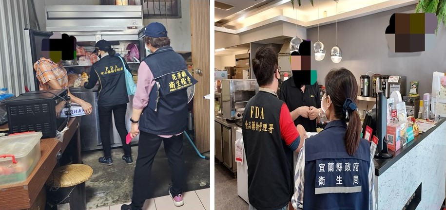 食藥署和各地衛生局合作，今(5)日公布了公共運輸場站附近和內部的餐飲業稽查結果。 圖：食藥署／提供