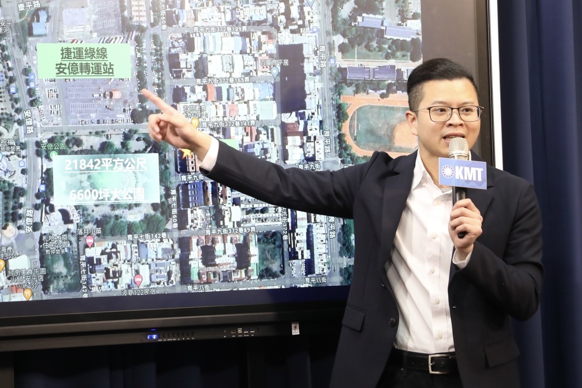 國民黨2024競選發言人凌濤痛批，賴清德用公共建設來滋養個人資產。 圖：國民黨文傳會/提供
