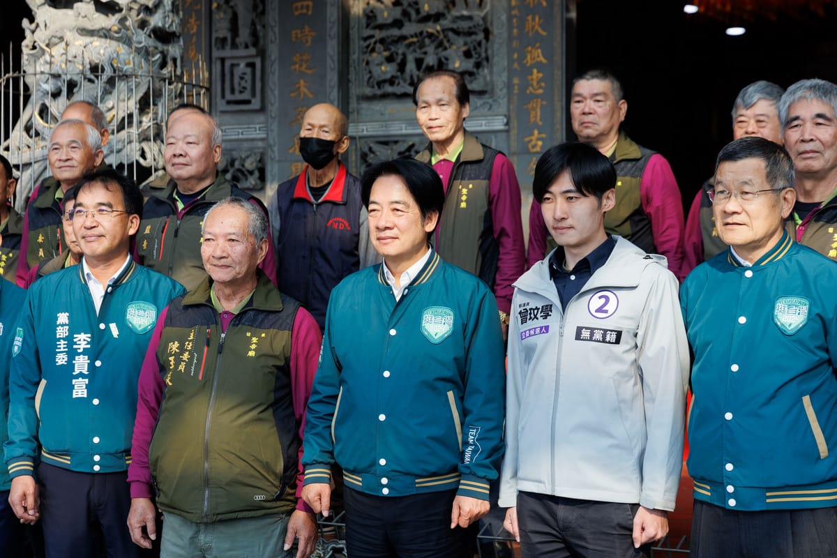 賴清德赴苗栗力挺曾玟學。 圖：賴清德競總提供