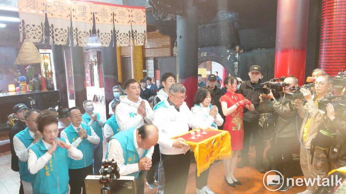 民眾黨總統候選人柯文哲。 圖：周煊惠 / 攝