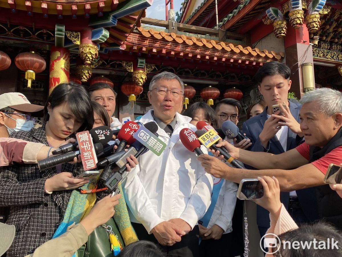 民眾黨總統候選人柯文哲。 圖：周煊惠 / 攝