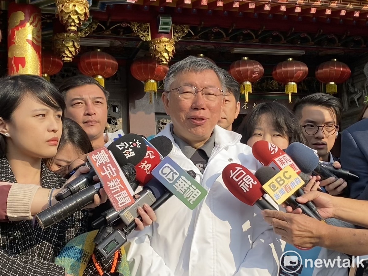 民眾黨總統候選人柯文哲。 圖：周煊惠 / 攝