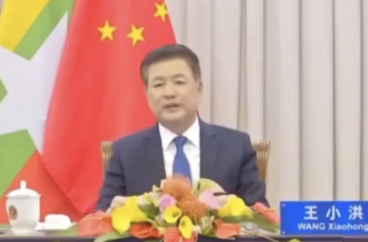 中國公安部部長王小洪。 圖：翻攝自騰訊網