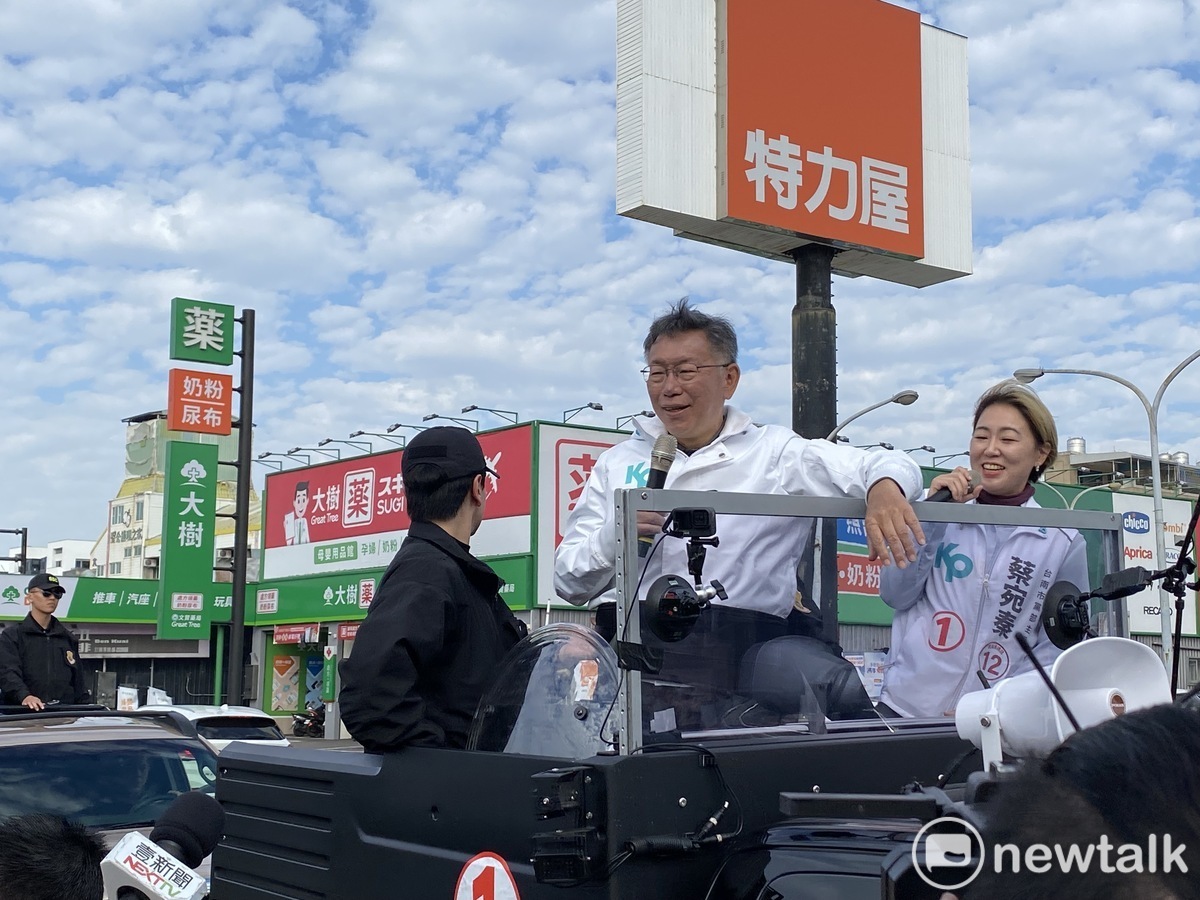 民眾黨總統候選人柯文哲。 圖：周煊惠 / 攝