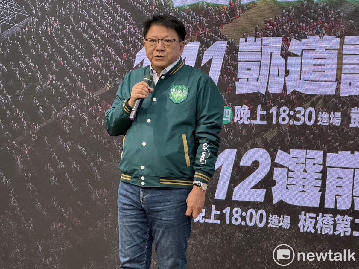 賴清德競選總幹事潘孟安。 圖：謝莉慧/攝