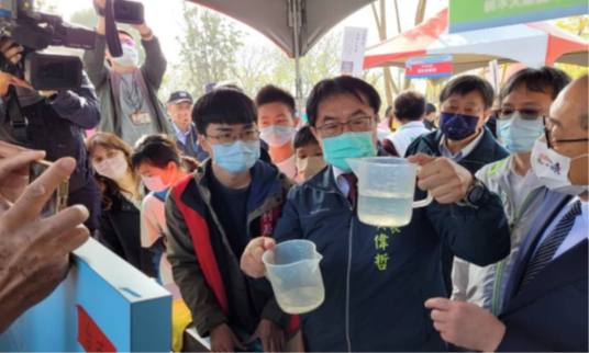 台南市今年上半年用水無虞 ，台南市長黃偉哲表示，有水當思無水之苦。 圖：台南市政府／提供