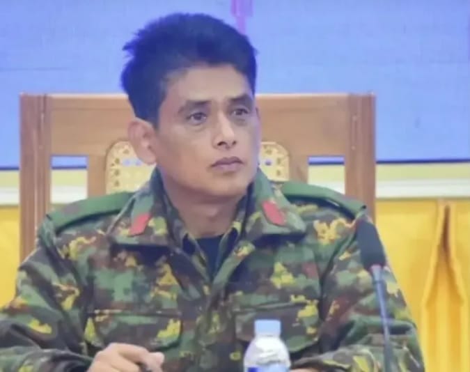 緬甸政府軍准將吞吞敏，於當地時間 4 日向最後的政府軍駐軍下令投降。 圖：翻攝自《騰訊網》