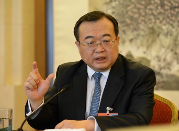 華爾街日報報導披露，劉建超7月底結束訪外行程返回北京後，被帶走訊問，原因尚未明朗。 圖 : 翻攝自X 蔡慎坤