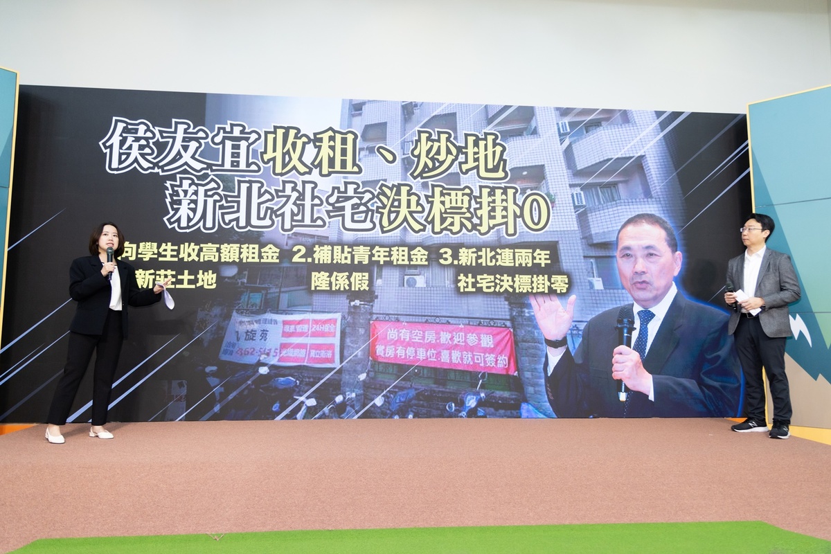 賴清德競總發言人戴瑋姍（左）與陳世凱 圖：賴清德競總提供