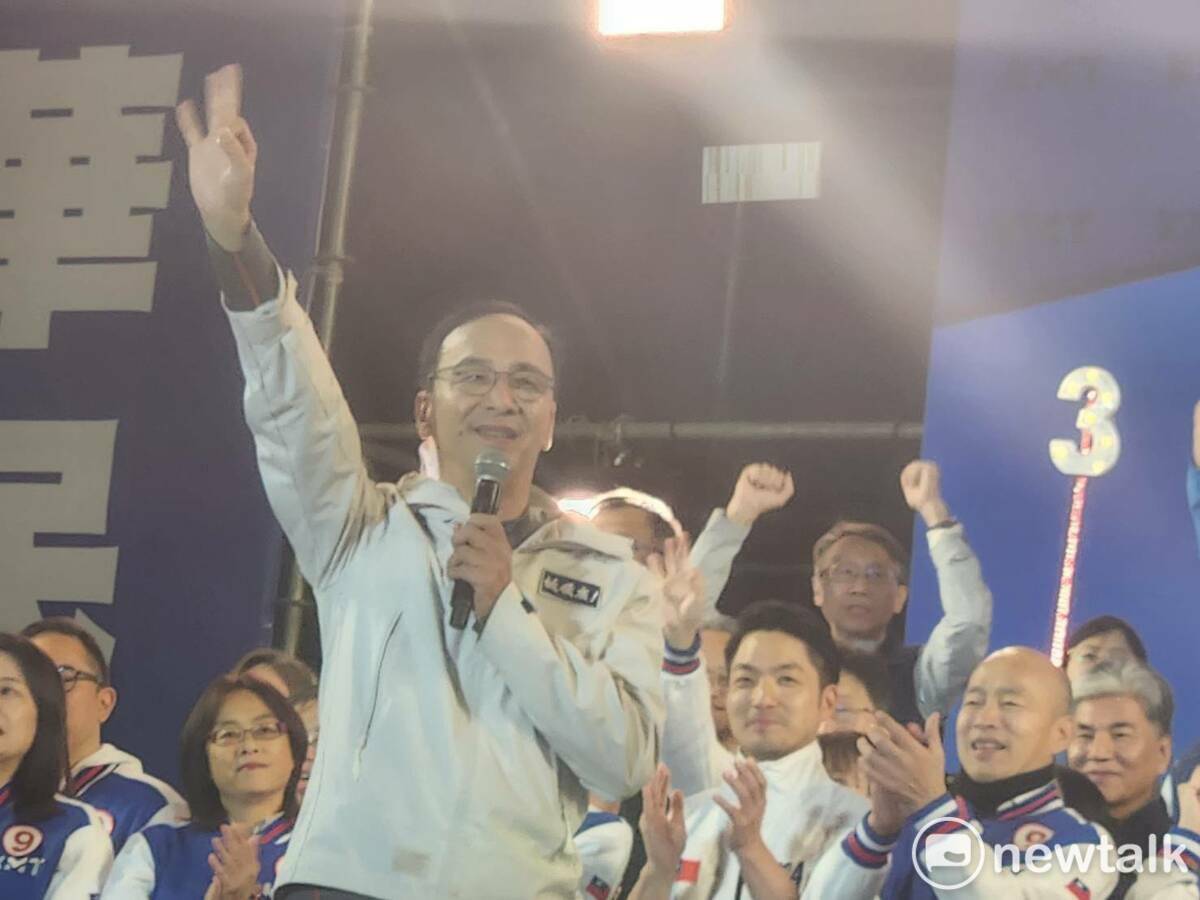 國民黨主席朱立倫。 圖：黃建豪/攝