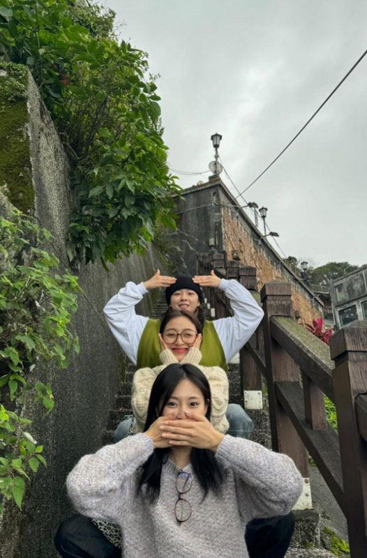 TWICE台灣成員子瑜日前休假回台，並帶了同為TWICE的成員志效、定延等人展開四天三夜旅遊。 圖：取自志效 IG