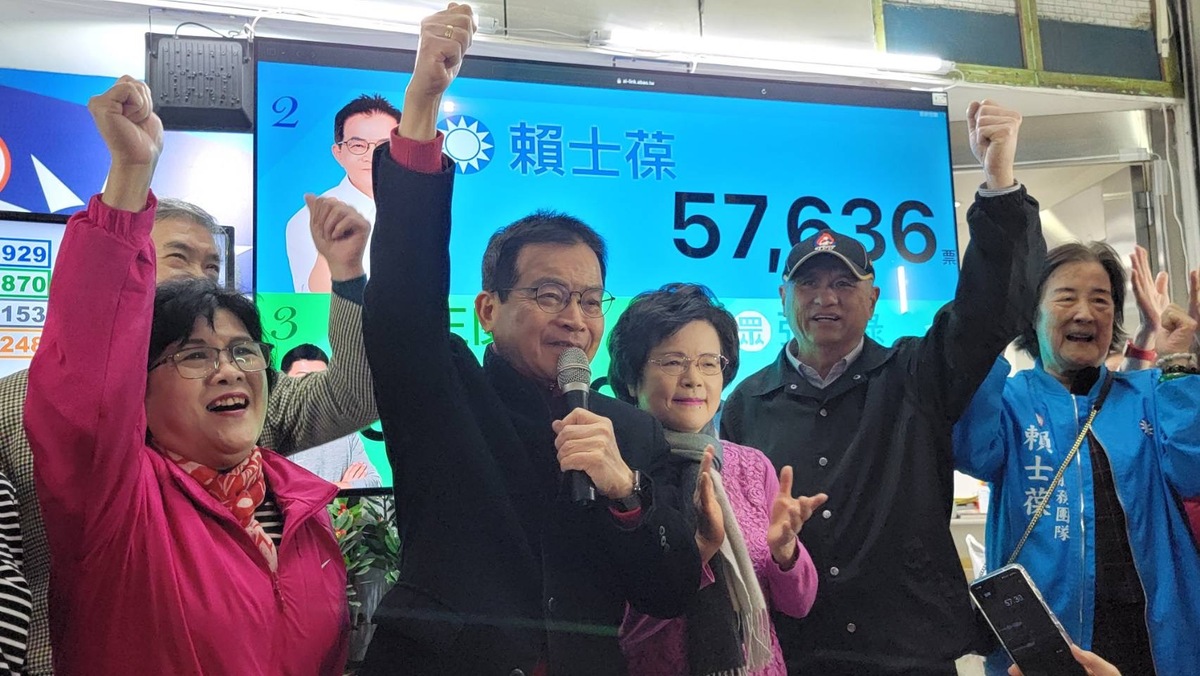 賴士葆自行宣布當選，感謝選民對他的支持。 圖：翻攝自賴士葆 FaceBook
