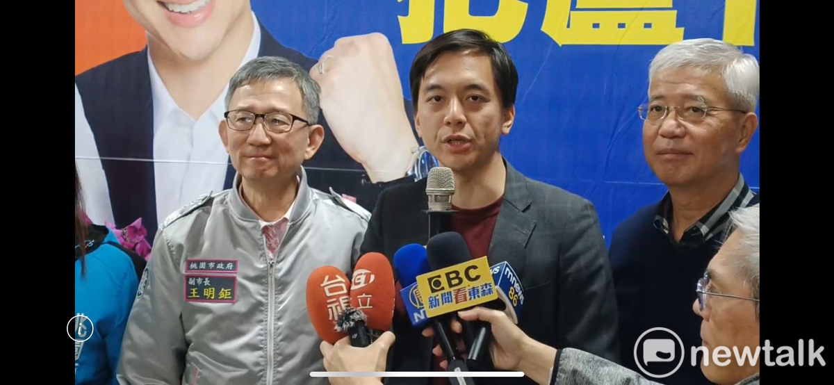 牛喣庭自行宣布當選。 圖：林昀真/攝