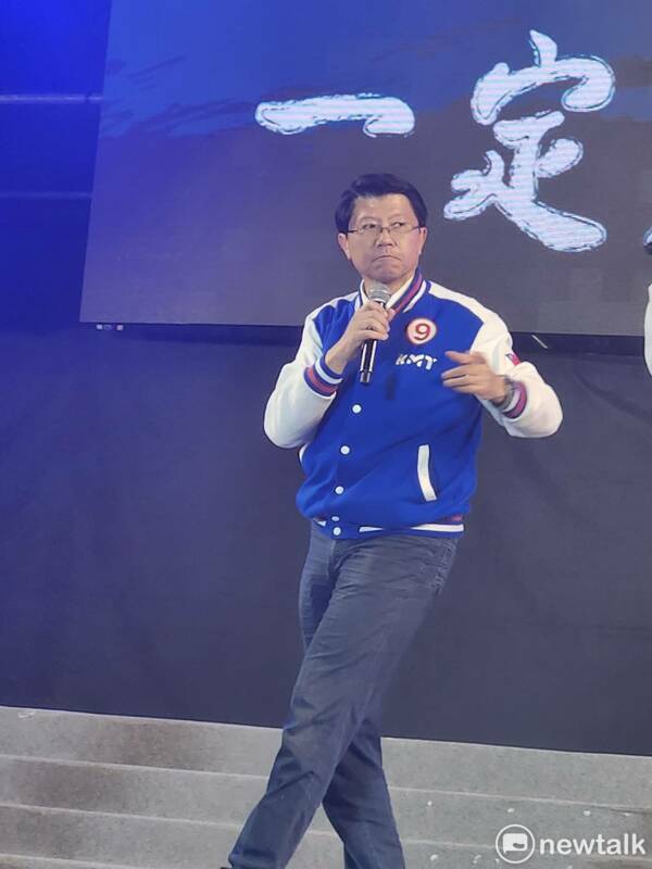 國民黨不分區立委當選人謝龍介。 圖：黃建豪/攝