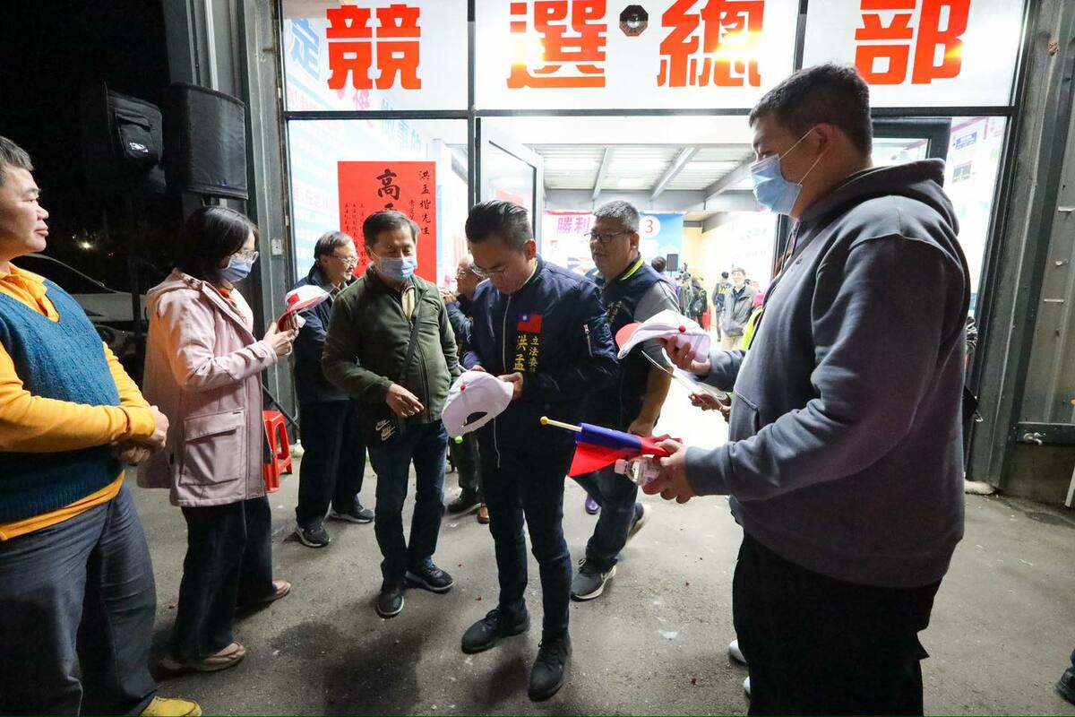 洪孟楷打破上屆民進黨台中七選區候選人何欣純14萬9538票的紀錄，順利連任。 圖：取自  洪孟楷 臉書