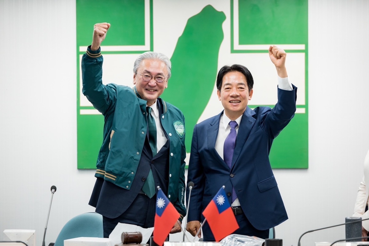 賴清德接見日華懇談會會長古屋圭司。 圖：民進黨提供（資料照片）