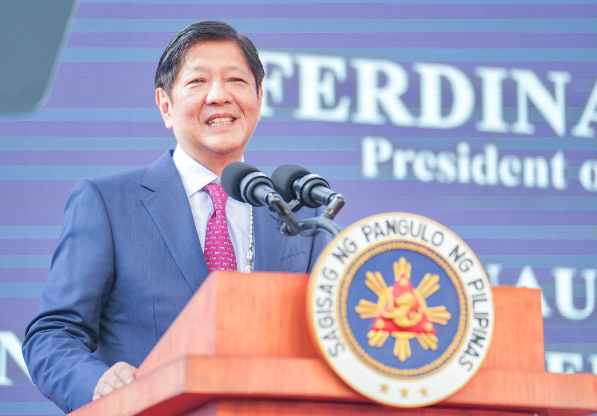 菲律賓總統小馬可仕近期批准軍隊現代化第三階段。 圖：擷自@bongbongmarcos／X (資料照片)