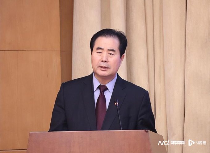 有網路消息指出北京科興疫苗公司行賄國家衛健委幹部，讓不及格的新冠疫苗成功上市，北京衛健委主任于魯明已被逮捕，圖為于魯明。 圖：翻攝自X帳號「@xiaoj8380」