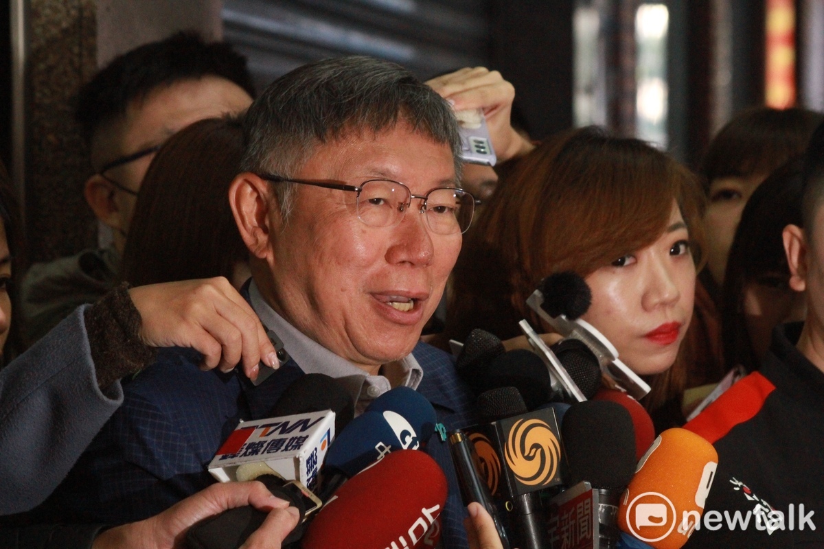 民眾黨主席柯文哲。 圖：周煊惠 / 攝