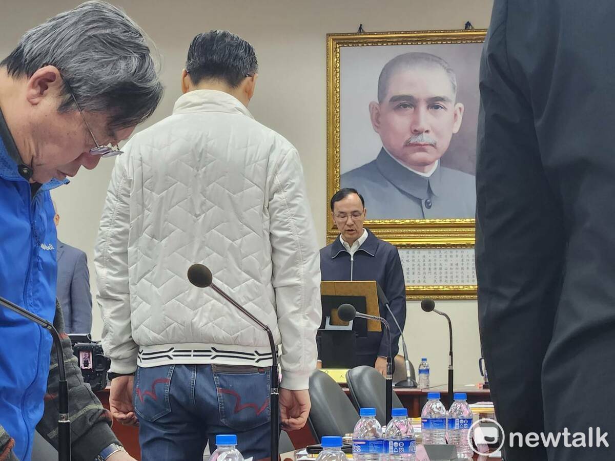 國民黨主席朱立倫主持國民黨選後首次中常會。 圖：黃建豪/攝（資料照）