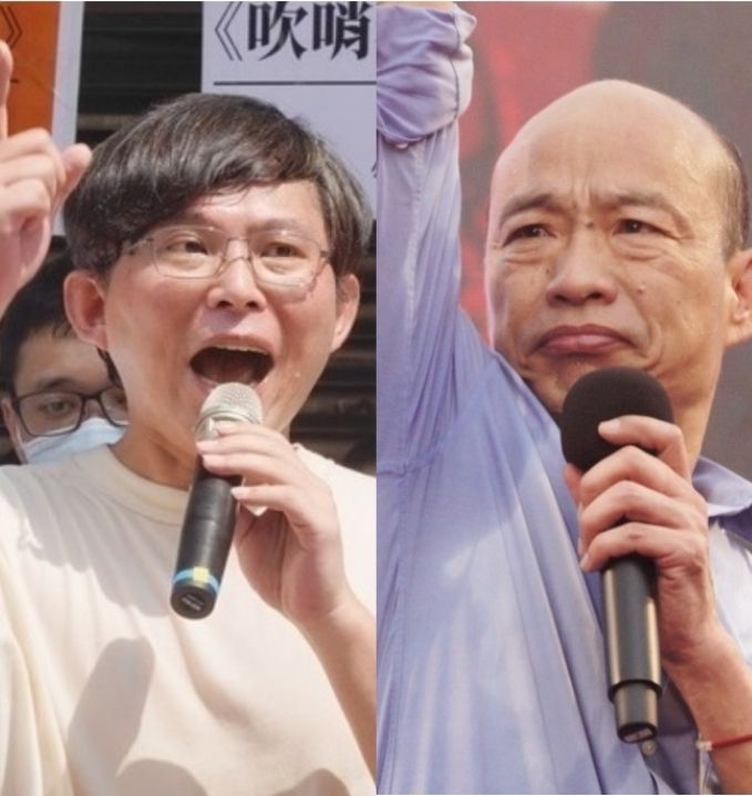 外界盛傳正副院長人選可能由國民黨不分區立委當選人韓國瑜搭配民眾黨不分區立委當選人黃國昌，組成「韓昌配」。 圖：張良一/攝(合成圖)
