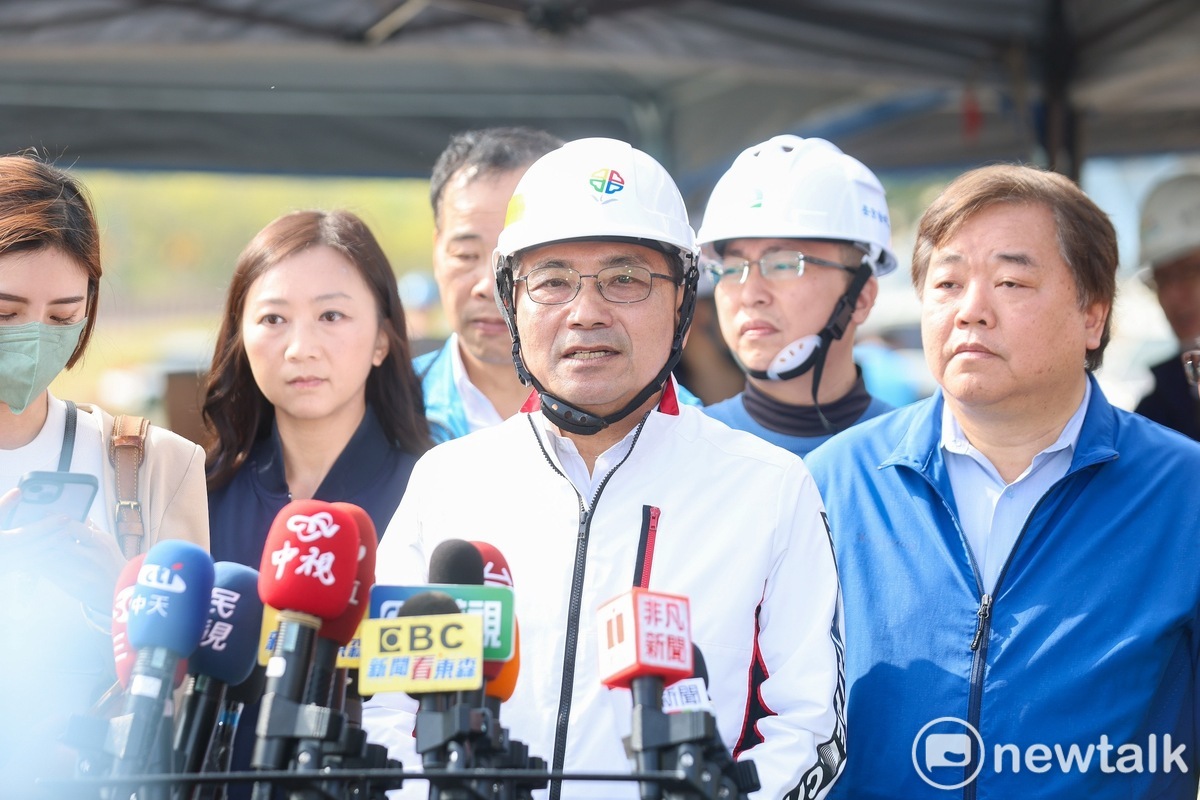 侯友宜表示，大選後獲得的選舉補助款將回捐給國民黨，由黨中央統籌規劃。 圖：林昀真/攝