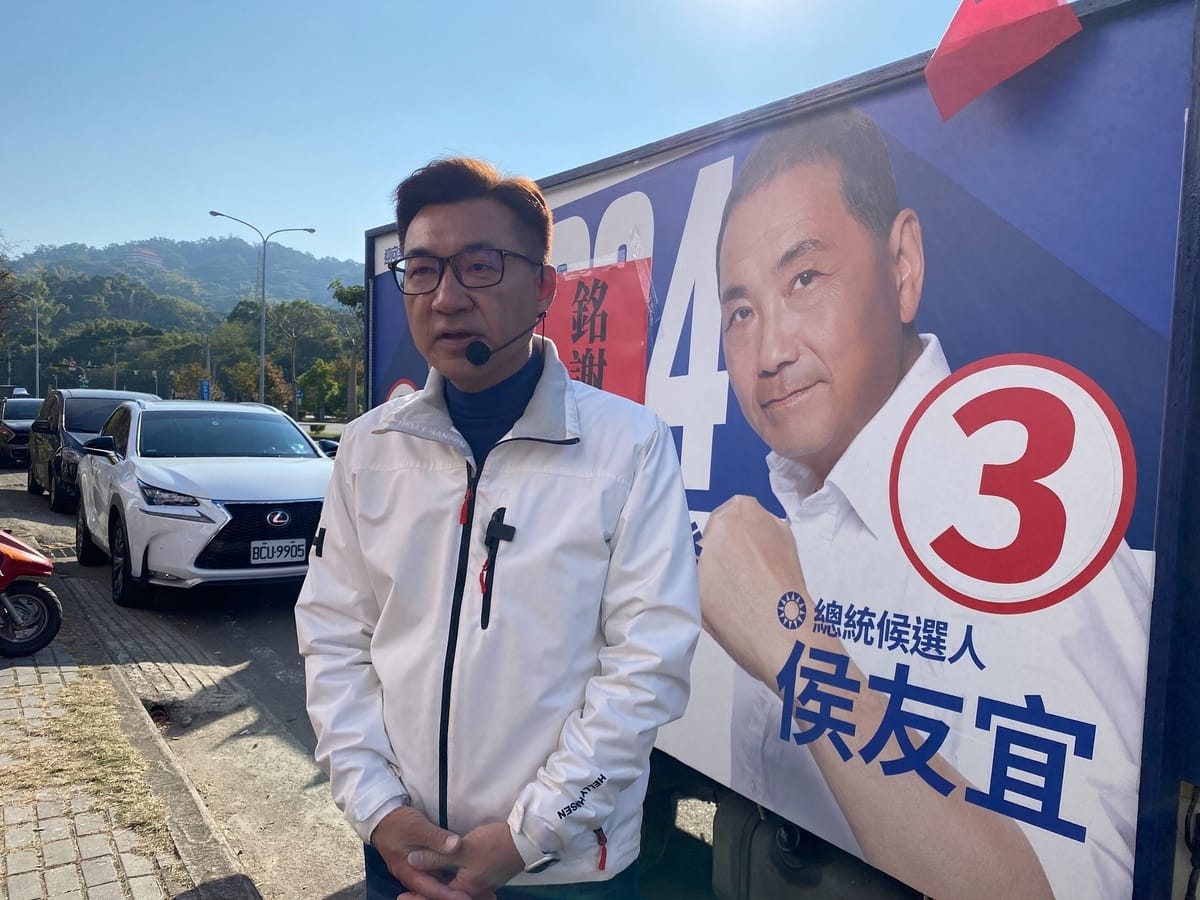 江啟臣同意與韓國瑜搭檔參選立法院正副院長選舉。 江啟臣服務處/提供