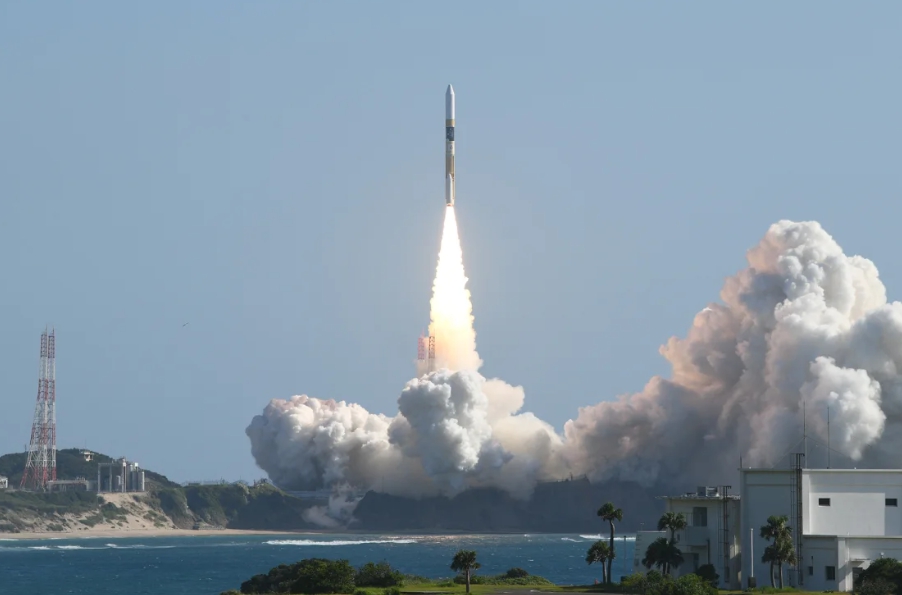 日本「宇宙航空研究開發機構」（JAXA）於 2023 年 7 月發射探月火箭。 圖 : 翻攝自JAXA官網