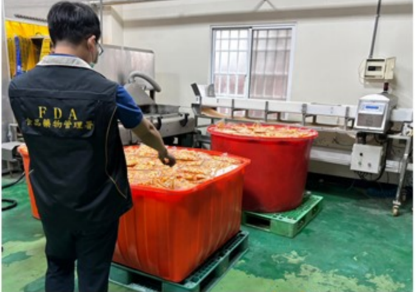 食藥署公布「112年醃漬蔬菜製造業稽查專案」結果，共計5家業者違規。 圖：食藥署/提供