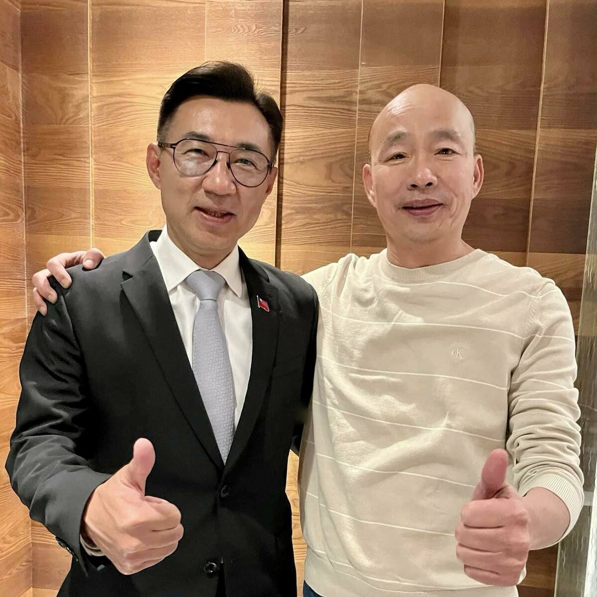 黃暐瀚分析，韓國瑜率先拋出「韓江配」，一舉三效。 圖：取自江啟臣臉書（資料照）