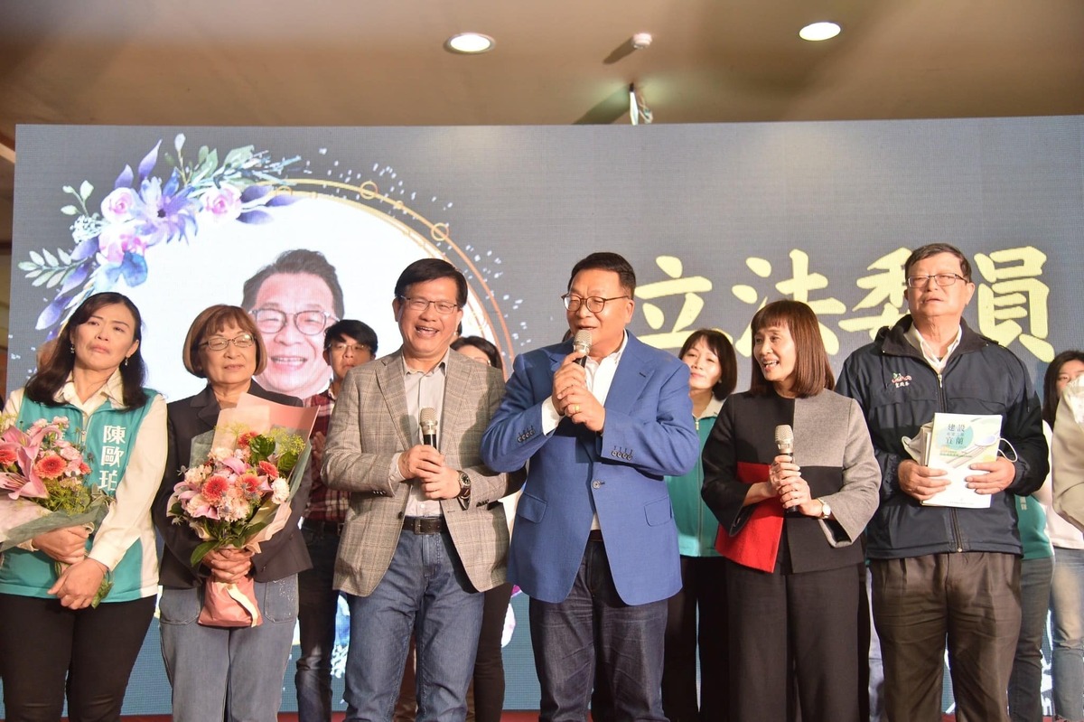 林佳龍今日赴宜蘭出席陳歐珀的「感謝宜蘭 音樂茶會」。 圖：翻攝自林佳龍臉書
