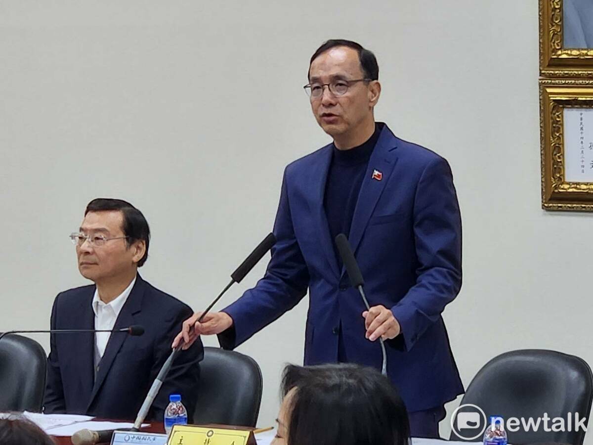 國民黨主席朱立倫強調，一定要清清白白。 圖：黃建豪/攝