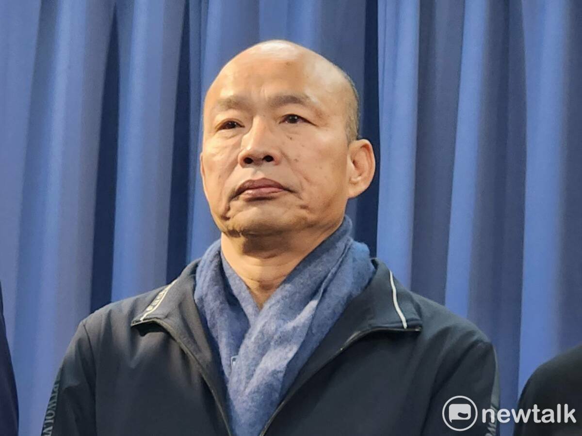 國民黨不分區立委當選人韓國瑜。 圖：黃建豪/攝