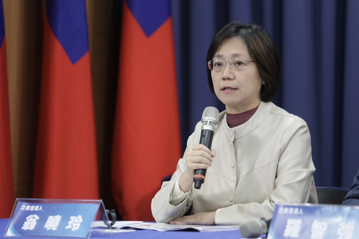 國民黨立委翁曉玲。 圖：國民黨文傳會/提供（資料照）