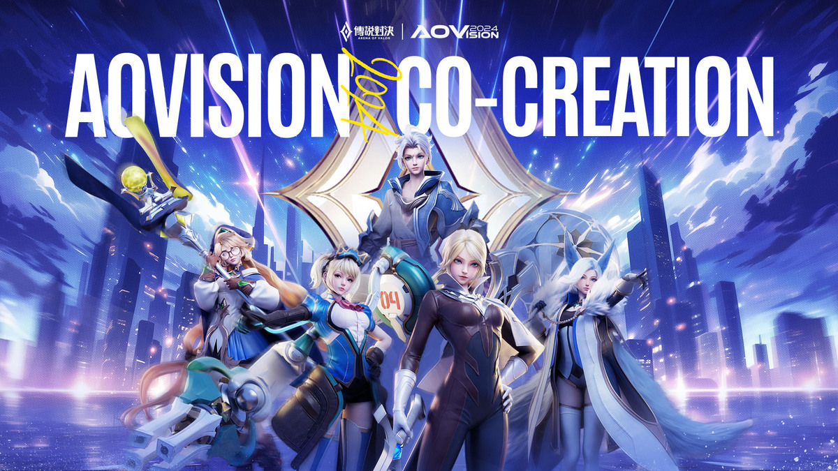 AOVISION 2024 共創傳說計畫邀挑戰者共同打造獨一無二的傳說對決 圖：Garena/提供