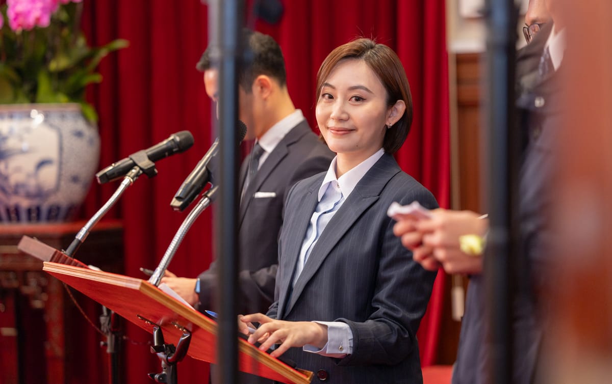 總統府發言人林聿禪。 圖：總統府提供