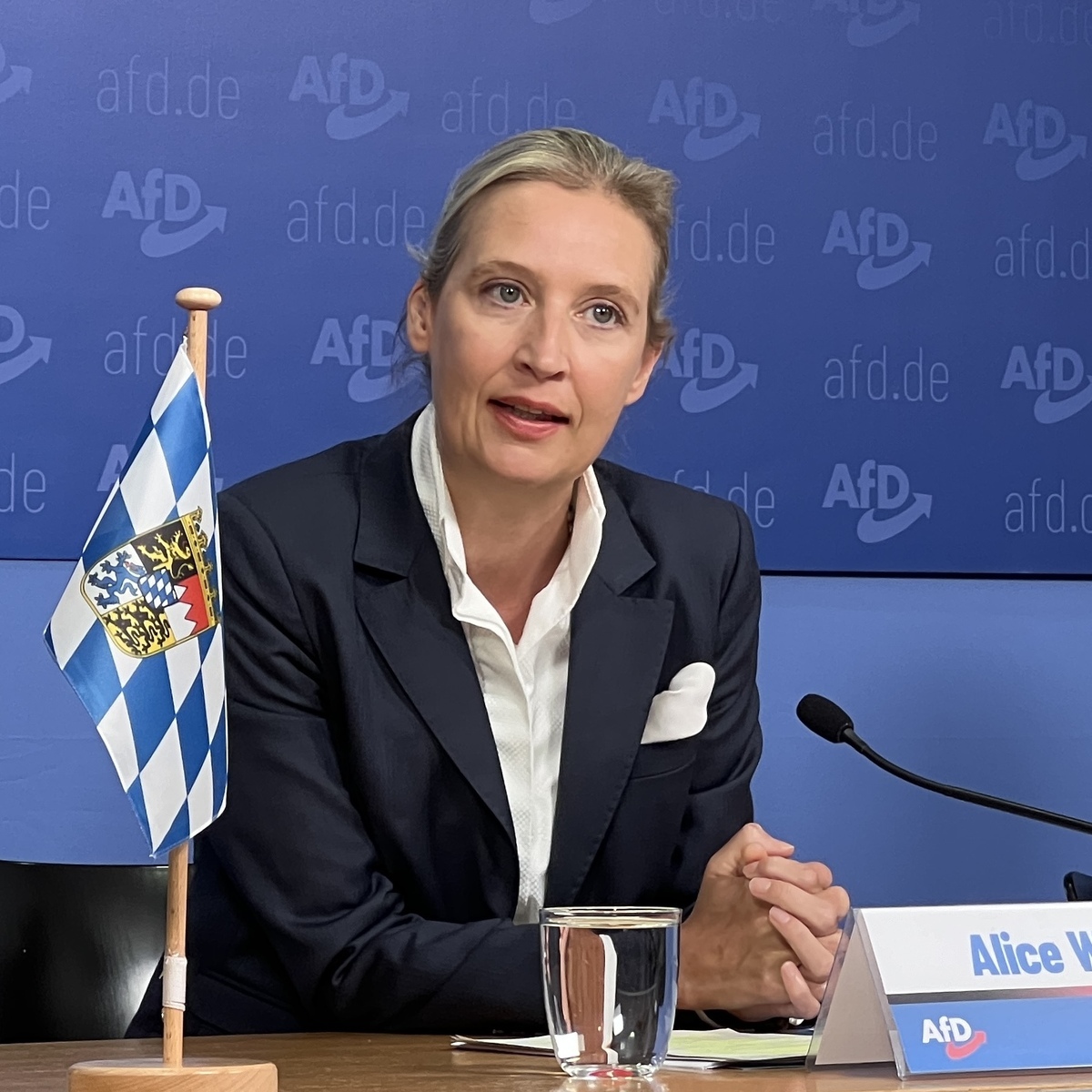 德國極右派政黨「另類選擇黨」（AfD)黨主席魏德爾。 圖：取自「X」@Alice_Weidel（資料照）