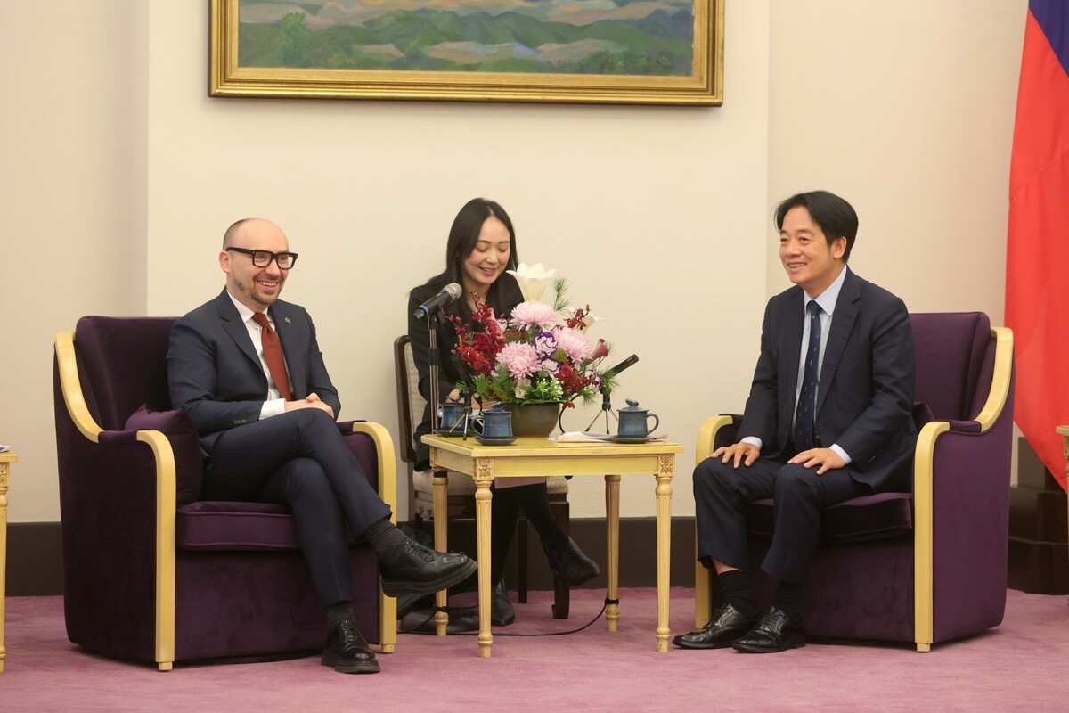 賴清德接見「立陶宛國會友好訪問團」。 圖：總統府提供