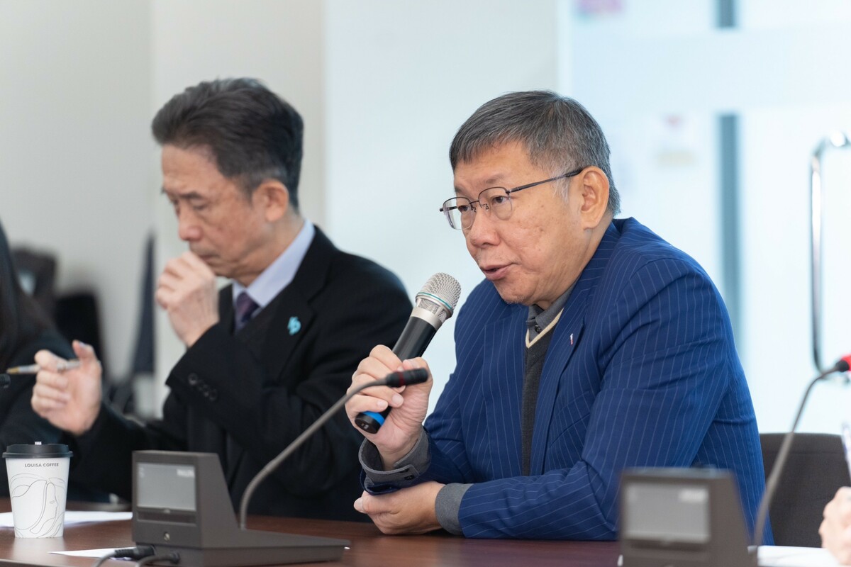 民眾黨主席柯文哲。 圖：民眾黨提供。
