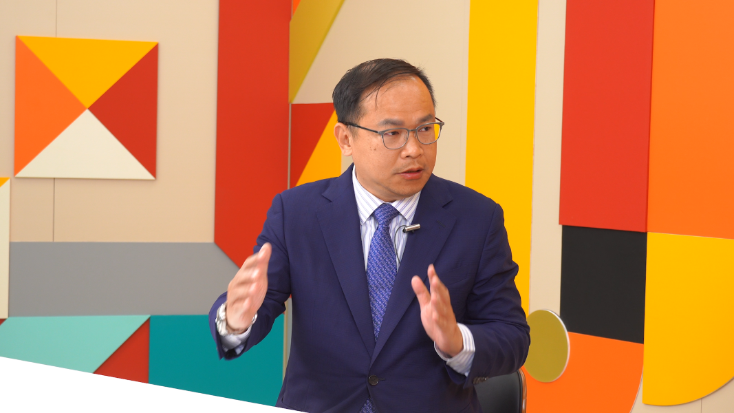 民進黨新任政策會執行長王義川。 圖：自由時報《官我什麼事》網路節目提供