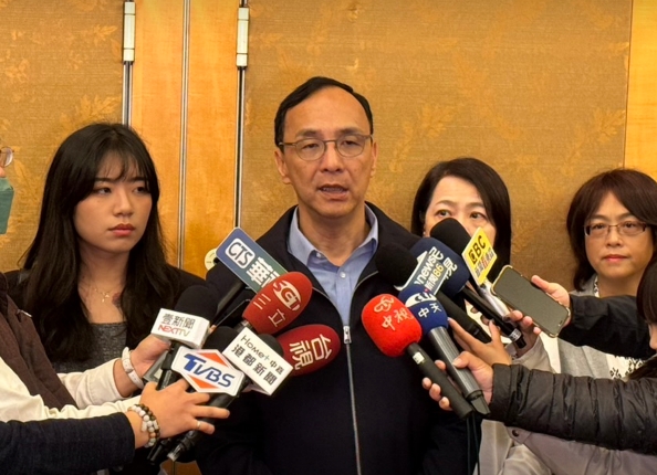 立院龍頭之戰2/1登場，朱立倫表示，全權由韓國瑜、江起臣對國民黨團或其他友黨爭取支持，他都尊重。 圖：國民黨/提供