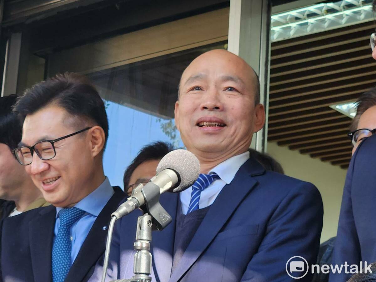 國民黨不分區立委當選人韓國瑜與江啟臣有望在明天，當選立法院正副院長。 圖：黃建豪/攝（資料照）