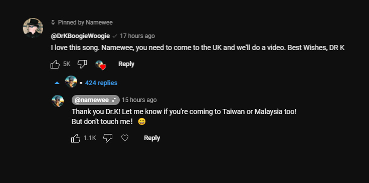 黃明志自爆收到英國知名鋼琴師卡瓦納邀請，希望可以赴英國合作新歌《龍的傳人》。 圖：翻攝自黃明志臉書