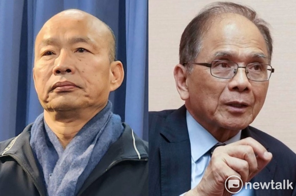 立法院長選舉進入第二輪，國民黨不分區立委韓國瑜、現任立法院長游錫堃爭取出線。 圖：黃建豪、張良一/攝