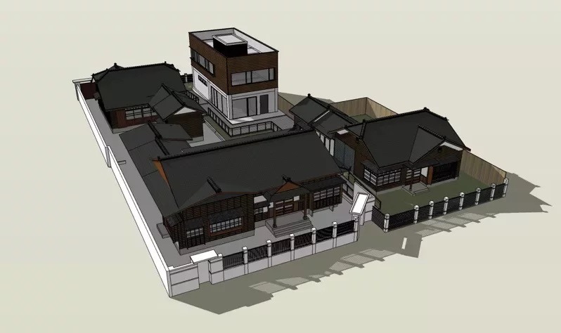 北市齊東街日式宿舍群。(完工模擬圖) 圖：台北市文化局／提供