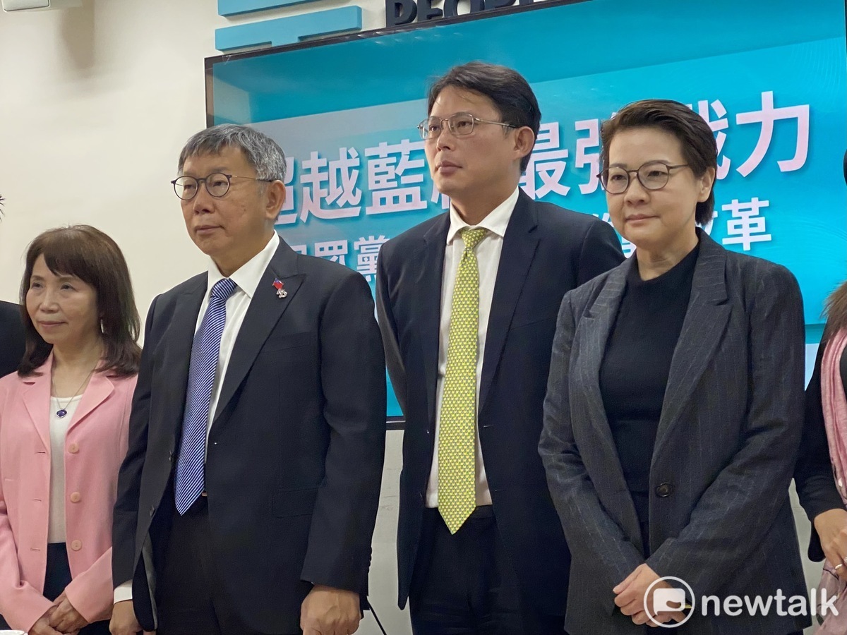 立法院正副院長選舉將在明（31）日舉行，民眾黨今日宣布推派黨籍立委黃珊珊參選立法院長。 圖：周煊惠 / 攝