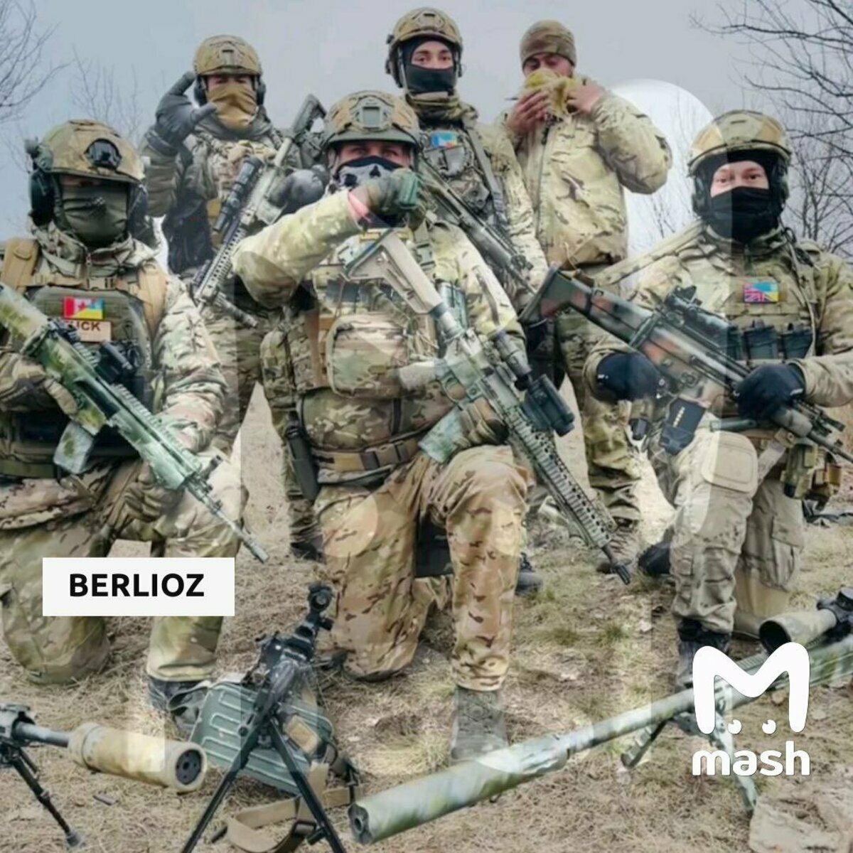 俄媒稱，這是法國現役空軍飛行員和防空系統顧問組成的團隊。 圖：翻攝自 @TobiAyodele X帳號