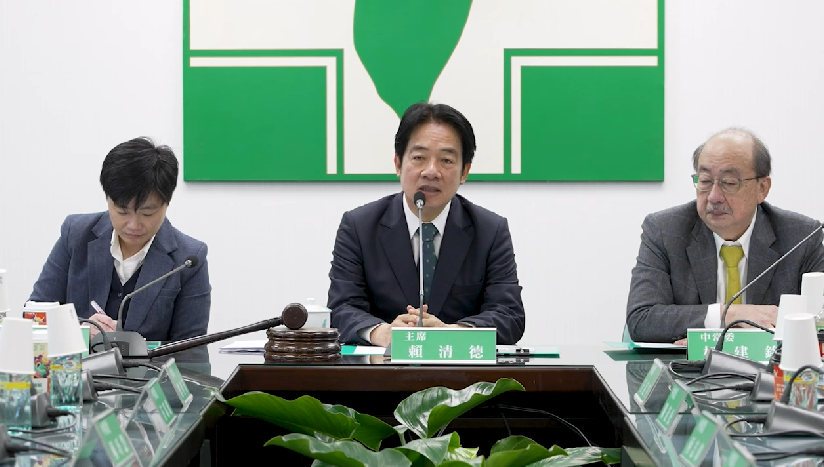 賴清德遺憾中國未釋放對等善意。 圖：民進黨提供