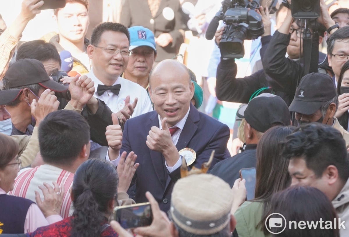 國民黨不分區立委韓國瑜今日競選立法院院長。 圖：張良一／攝。