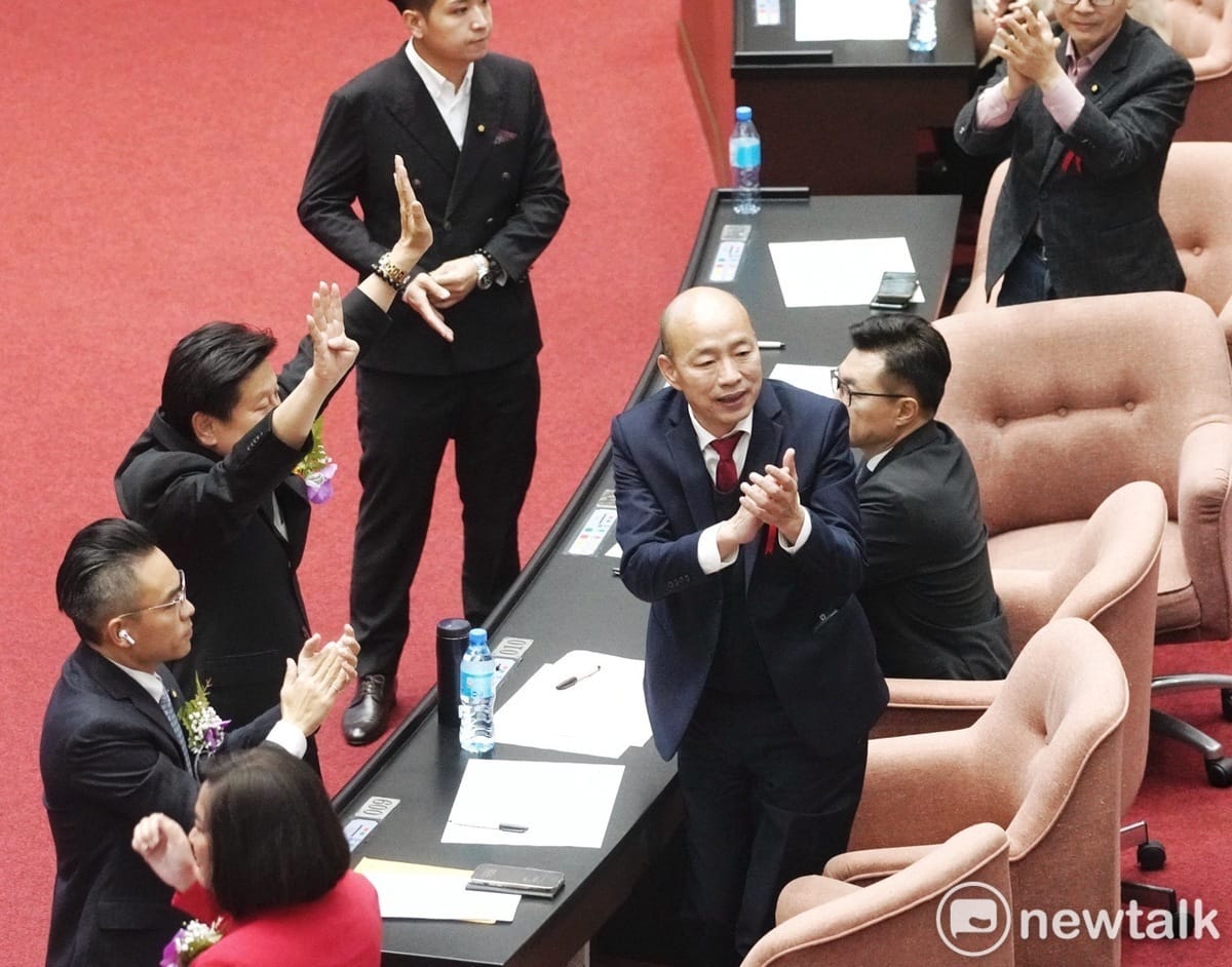 韓國瑜當選立法院長，過往從政爭議再受關注。 圖：張良一攝